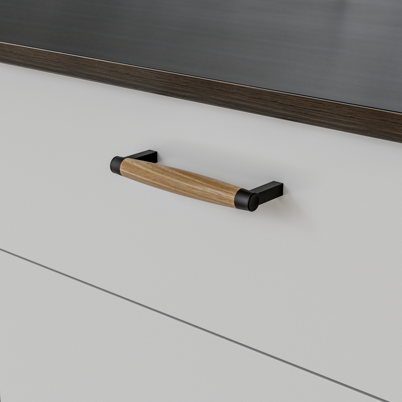 HANDTAG HJO CC128 KLARLACKAD EK/MATT SVART
