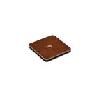 Läderbricka Colmar Knopp/krok