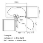 Hörnskåp Le Mans II