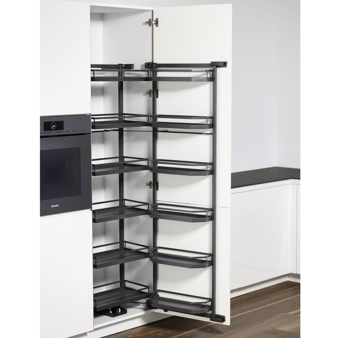 TANDEM ARENAPLUS STYLE 500/1700MM, ANTRACIT 6 HYLLOR