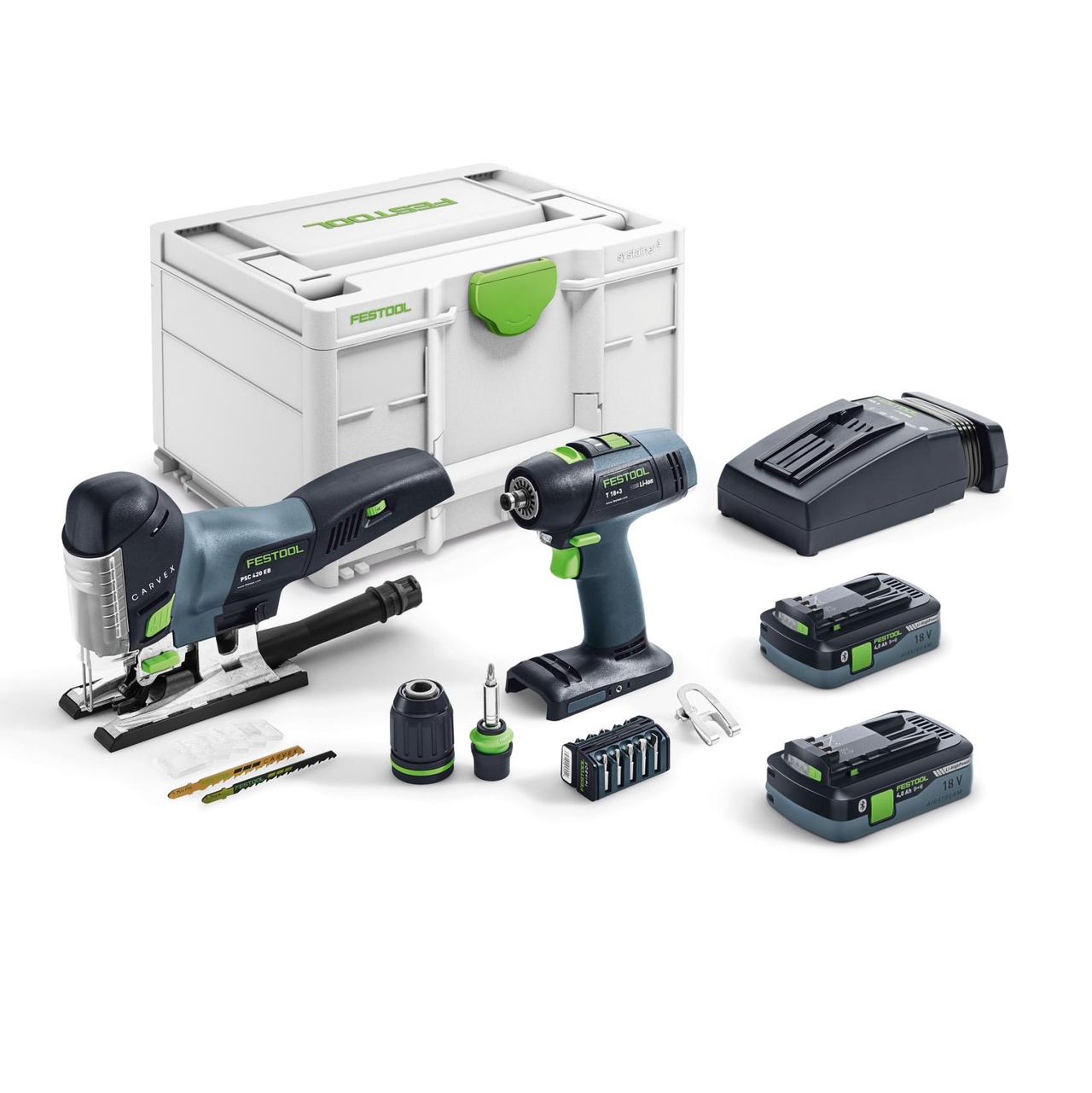 18 V HANTVERKARPAKET T 18+3/PSC 420 I-SET