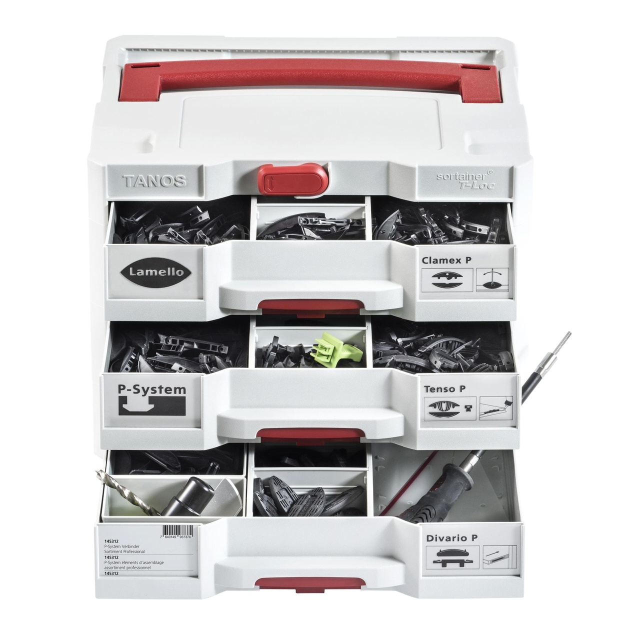 P-SYSTEM CONNECTOR-SORT. STORA BLANDAT, 12 PRODUKTER, PRO