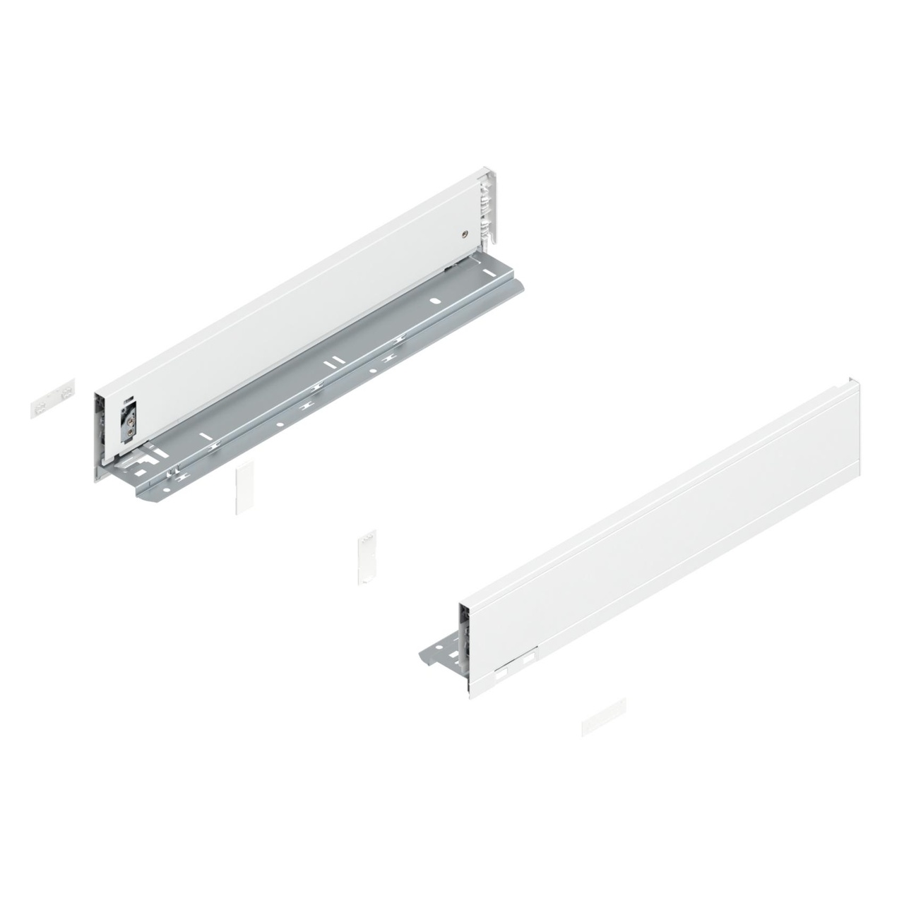 LEGRABOX* LÅDSIDA 770M6502S SIDENVIT 650MM HÖJD M 90,5 MM