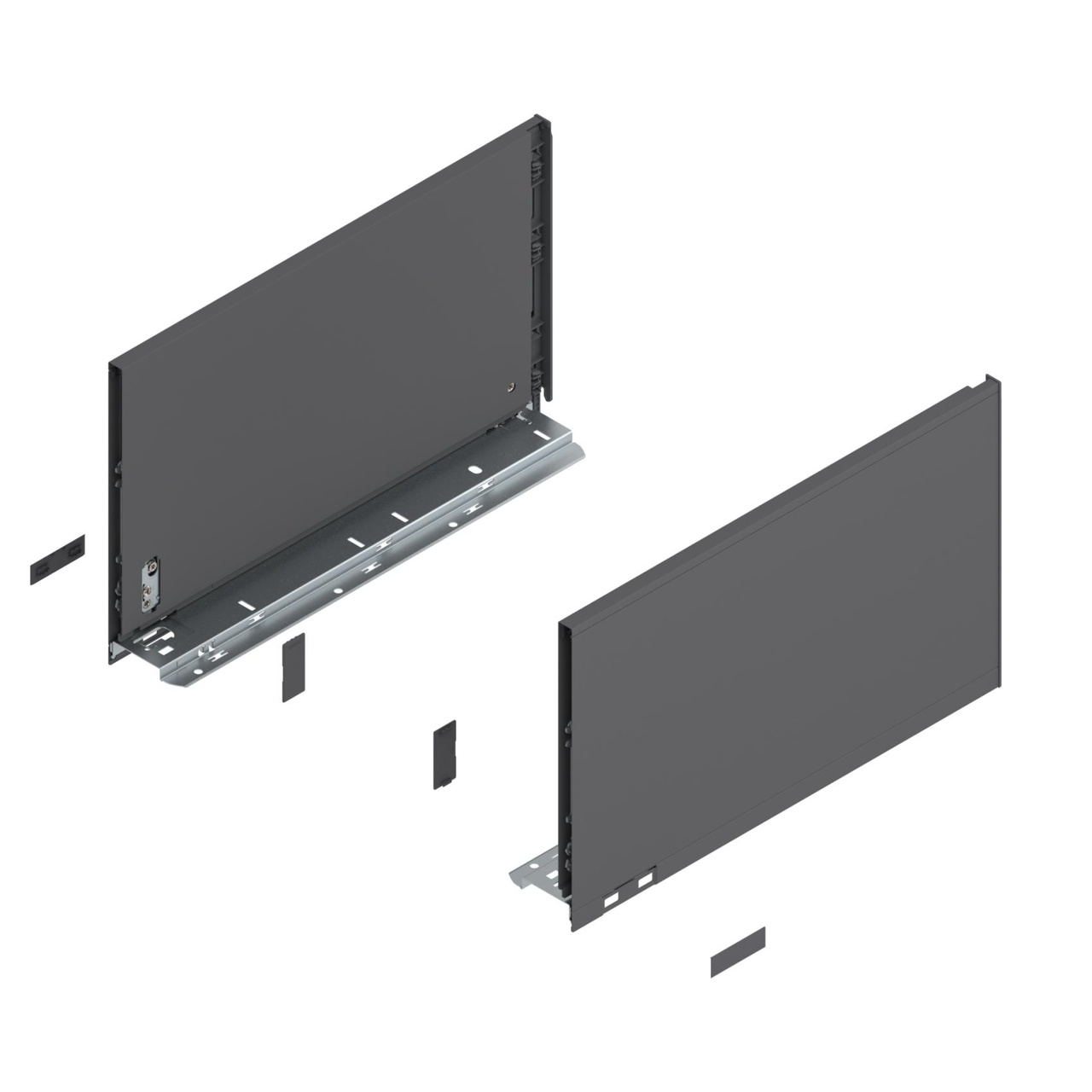 LEGRABOX* LÅDSIDA 770F5002S ORIONGRÅ 500MM HÖJD F 241 MM