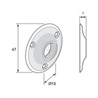 Tillbehör - Dörrhandtag 5539