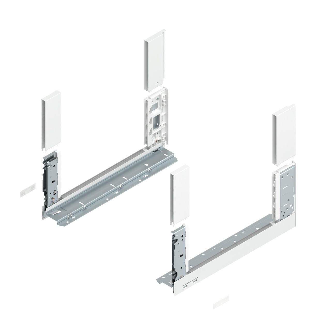 LEGRABOX FREE LÅDSIDESATS 780C6502S SIDENVIT