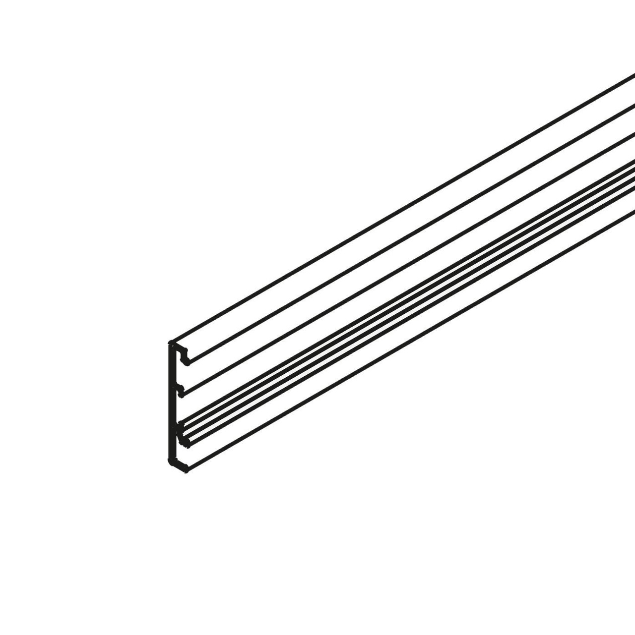 TÄCKPROFIL VÄGGHÄNGD SKENA 80/100/B JUNIOR 2,5 M