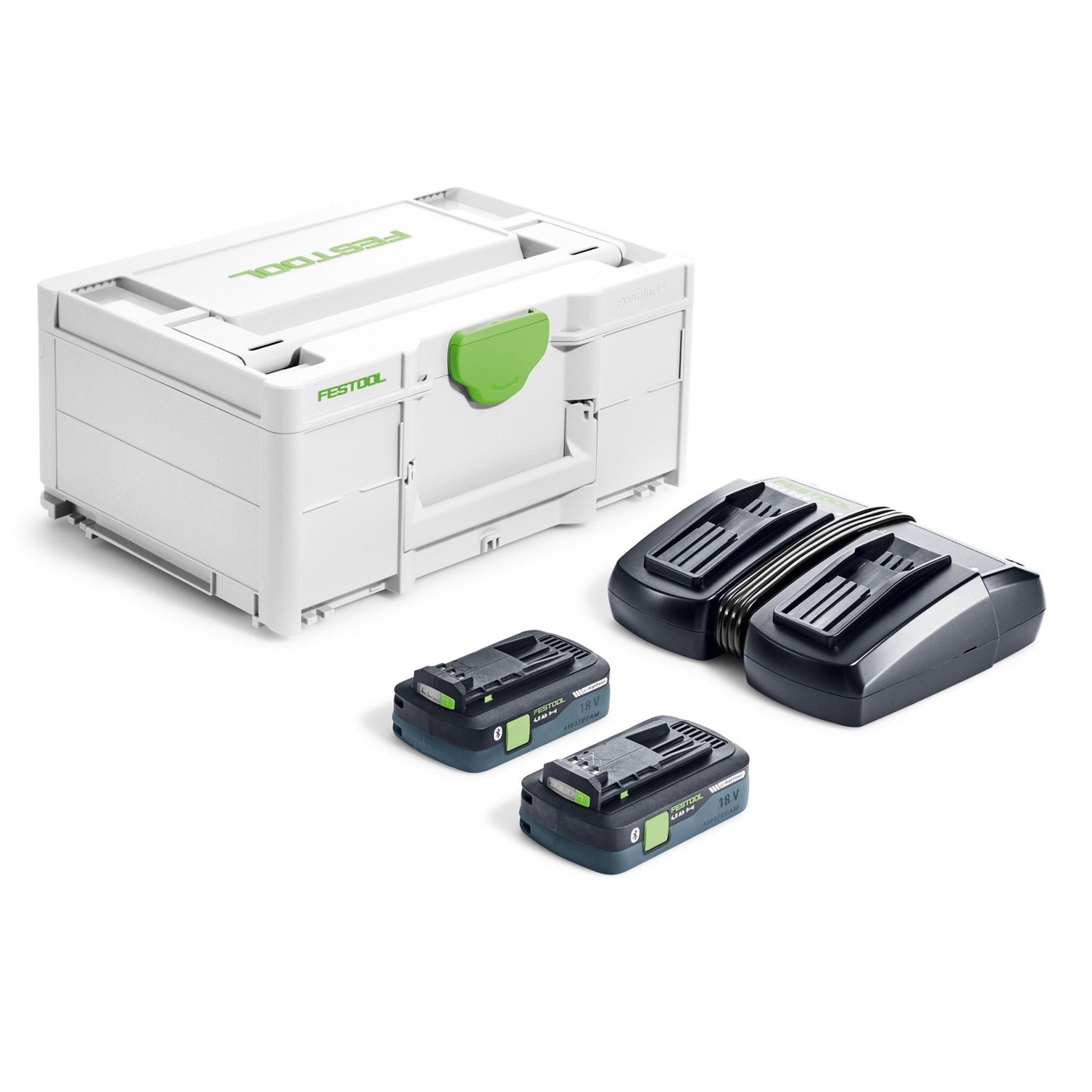LADDPAKET SYS 18V 2X4,0/TCL 6 DUO