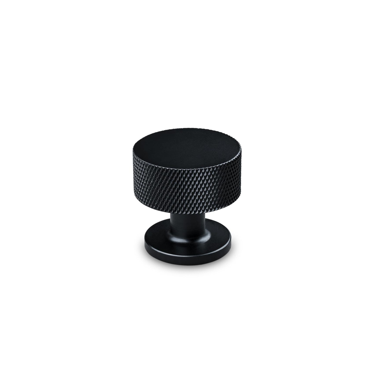 KNOPP SASSARI DIAM. 30MM RUTA MATT SVART