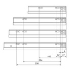 MOVENTO-SKENOR 760H5000SU 40 KG BLUMOTION UNDERMONTERAD