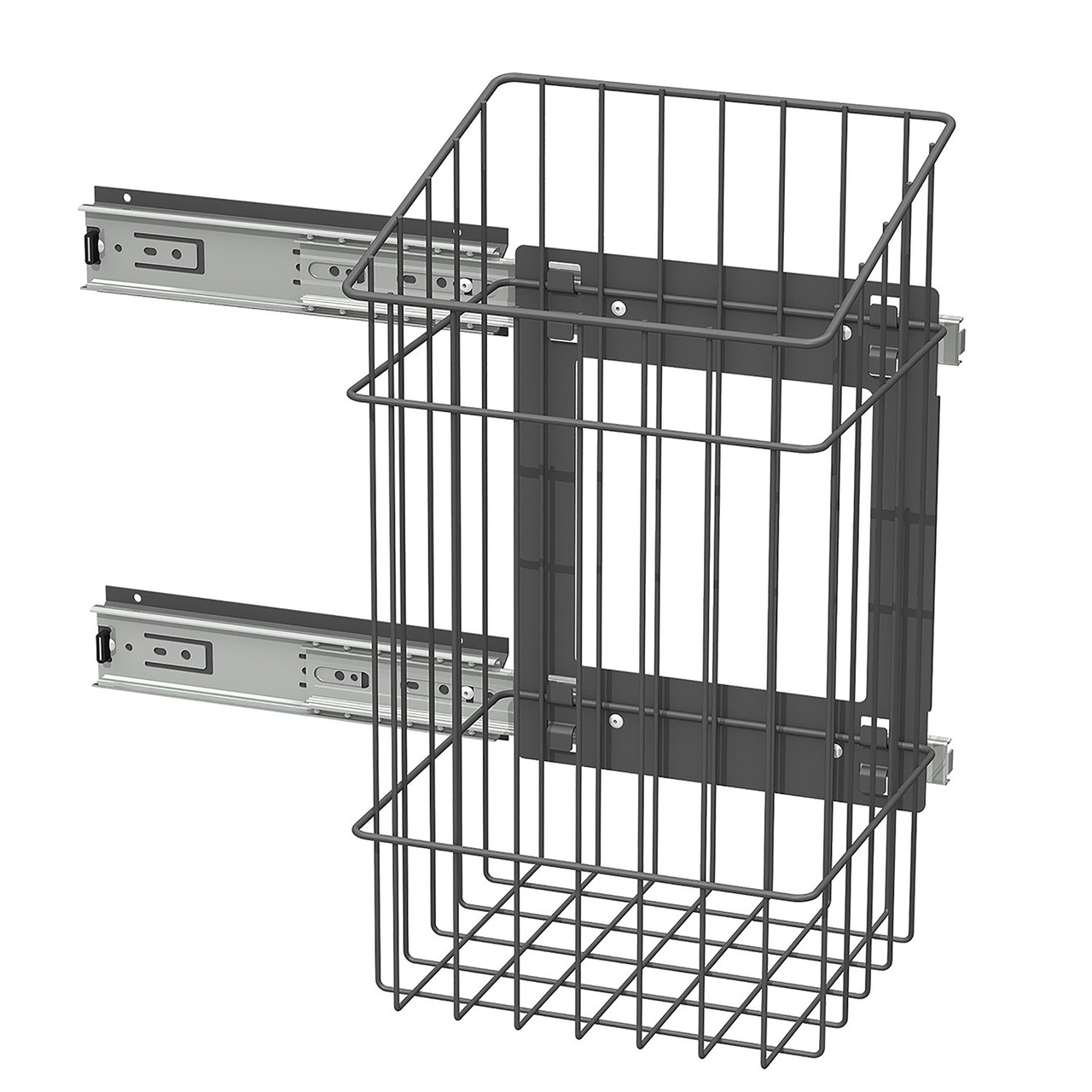 TVÄTTKORG UTDRAGBAR LM 683 260X257X460 MM ANTRACIT