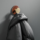 Läderbricka Colmar Knopp/krok