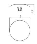 Täckbricka för STFX
