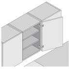 Gångjärn - BLUM, 170° heltäckande