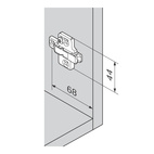 BLUM Monteringsplatta systemskruv - 175H91XX