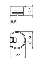 KOPPL.BESLAG 09731 VIT
