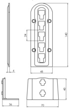 SÄNGHAKE 5152 GKR STÄLLB.