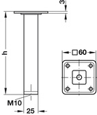 Möbelben 452 i krom