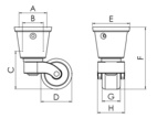 HJUL 907-1 1/4" MP
