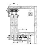 Skjutdörrbeslag 2035 - 35kg