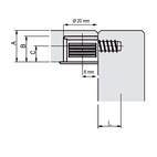 Kopplingsbeslag 21680