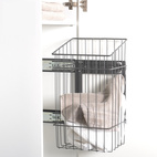 TVÄTTKORG UTDRAGBAR LM 683 260X257X460 MM ANTRACIT