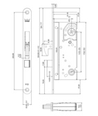 Låshus DORMA DL 919