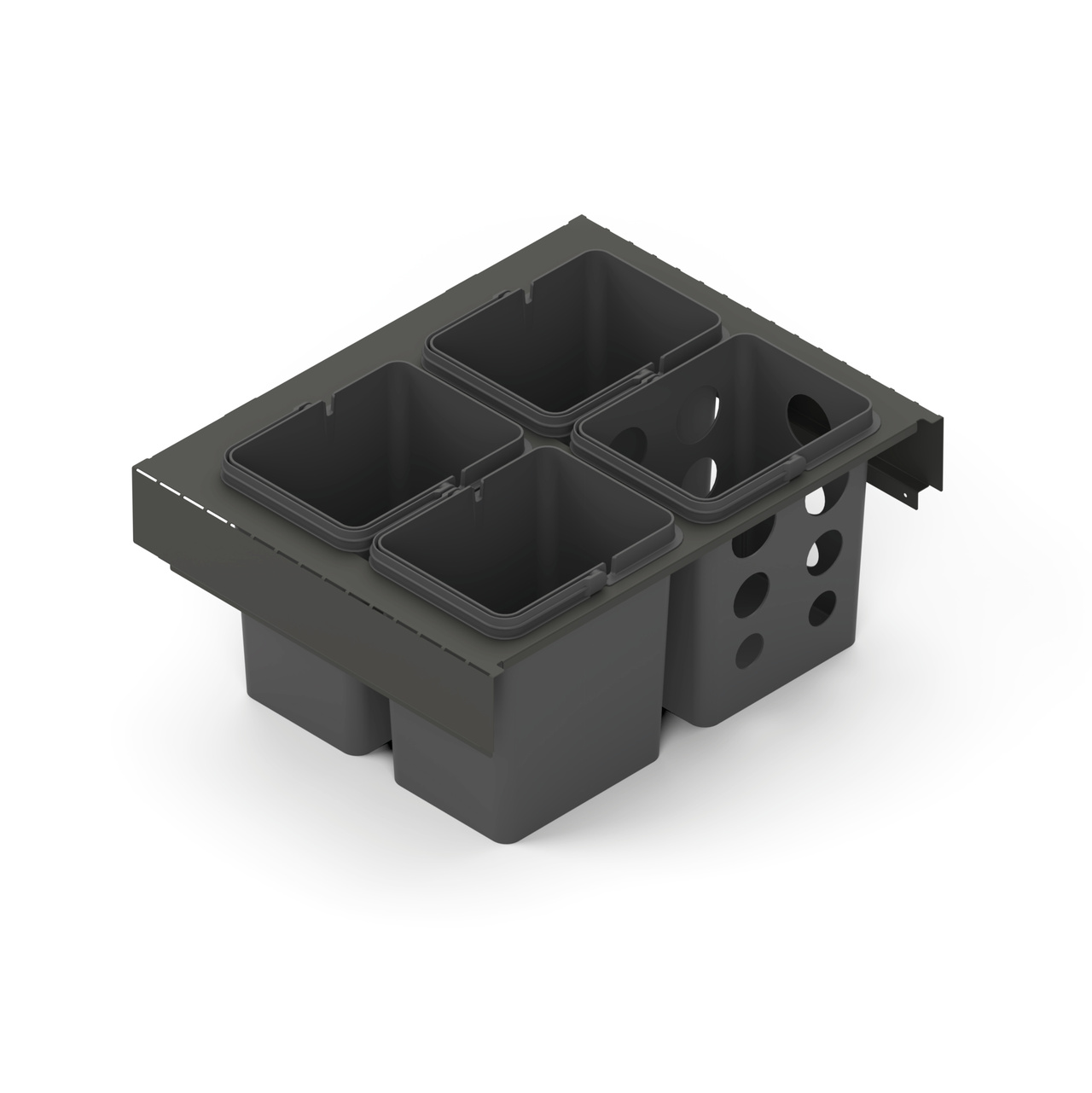 KÄLLSORTERING TOLEDO 60X45 MÖRKGRÅ