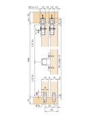 BESLAGSATS CLIPO 16 MOD SH/IF 2 DÖRRAR