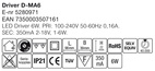 TRAFO LED D-MA6 3-6W