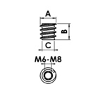 Rampamuffar med insexhål