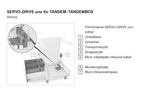 SERVO-DRIVE UNO Z10UB00EB FÖR STÅENDE SOPSORTERINGSUTDRAG