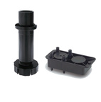 Ställbart sockelben 415 och 418