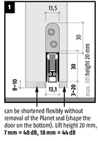 Tätningströskel Planet HS FH+RD/48dB