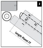 Tätningströskel Planet FT FH+RD/48dB