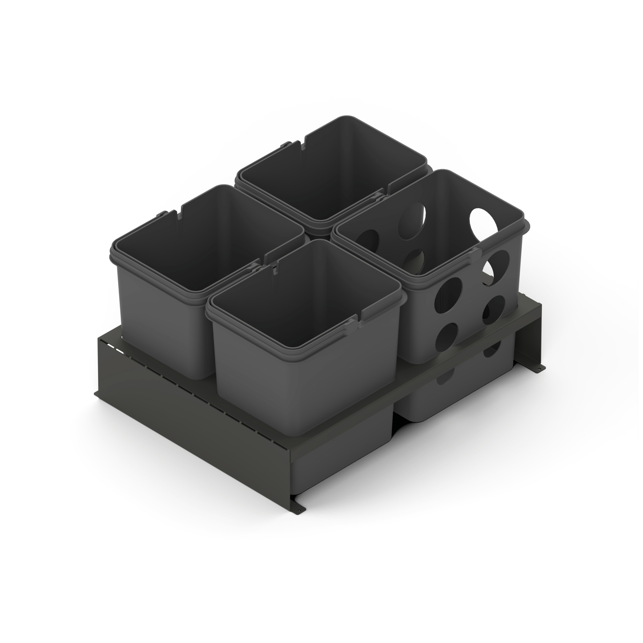 KÄLLSORTERING MERIDA 60X45 MÖRKGRÅ 0/4