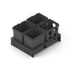 KÄLLSORTERING MERIDA 60X45 MÖRKGRÅ 0/4