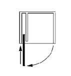 HAWA CONCEPTA 50 2301-2800 MM INKL DÄMPADE GÅNGJÄRN