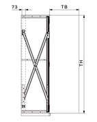 HAWA CONCEPTA 50 2301-2800 MM INKL DÄMPADE GÅNGJÄRN