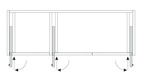 HAWA CONCEPTA 50 2301-2800 MM INKL DÄMPADE GÅNGJÄRN