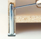 Ställbar fot 306 Ø 12 mm