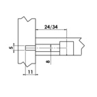 Kopplingsskruv 17081
