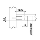 Kopplingsbeslag 28620, 18620