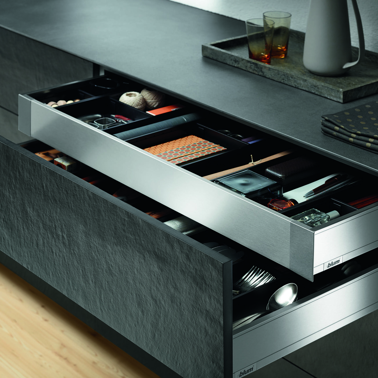 Fronter för Legrabox innerlådor