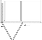Folding Concepta 25 Skjutdörrsbeslag set