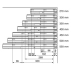 Lådsidor Tandembox 378N N-höjd