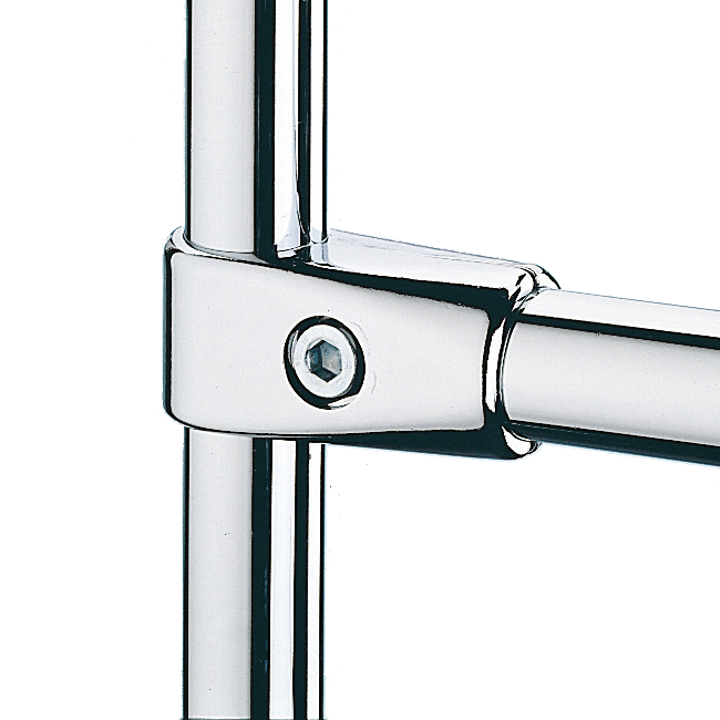 ENKELKOPPLING 150/25 KROM