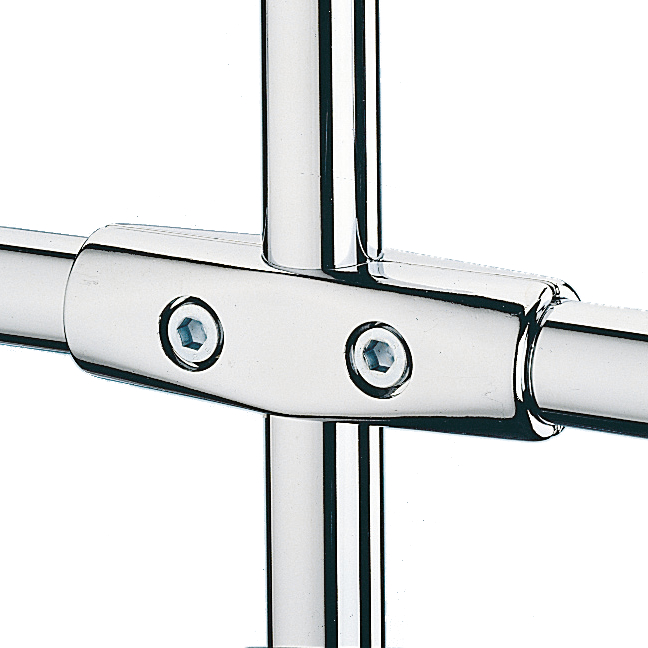 DUBBELKOPPLING 152/25 KROM