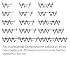 BESLAGSET VARIOFOLD 80/H EXTRA SET INK STYRNING