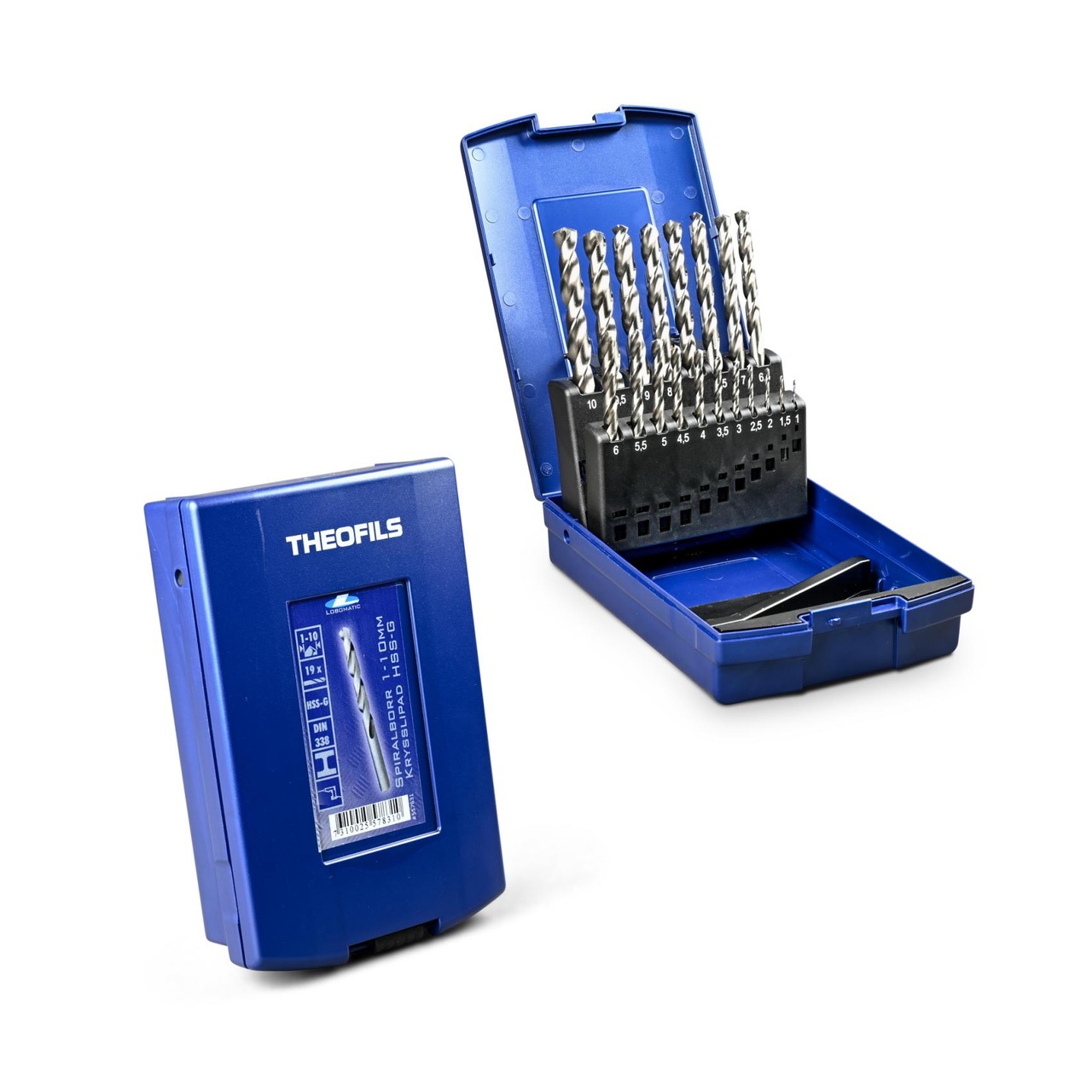 BORRKASSETT 1-10x0,5 X-SLIPAD